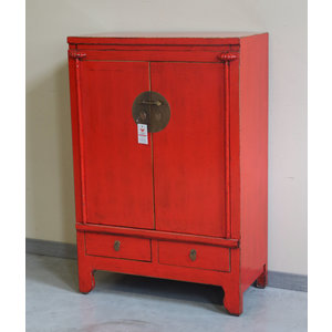 CREDENZINE, STIPI - ARMADIETTO NUZIALE LACCA ROSSA - CS-09797