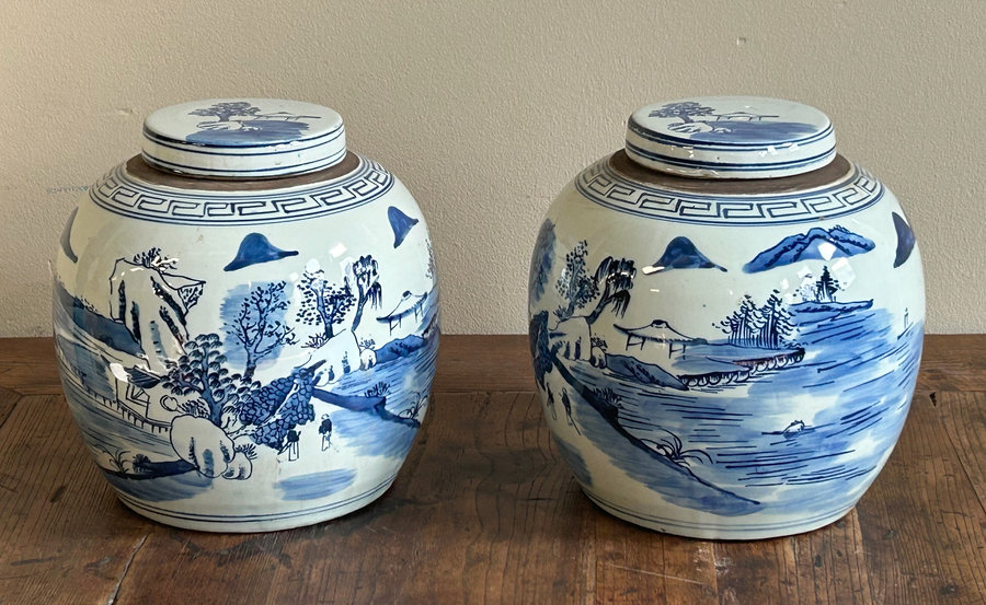 VASI - VASO STONDATO CERAMICA DIPINTA - VV-09819