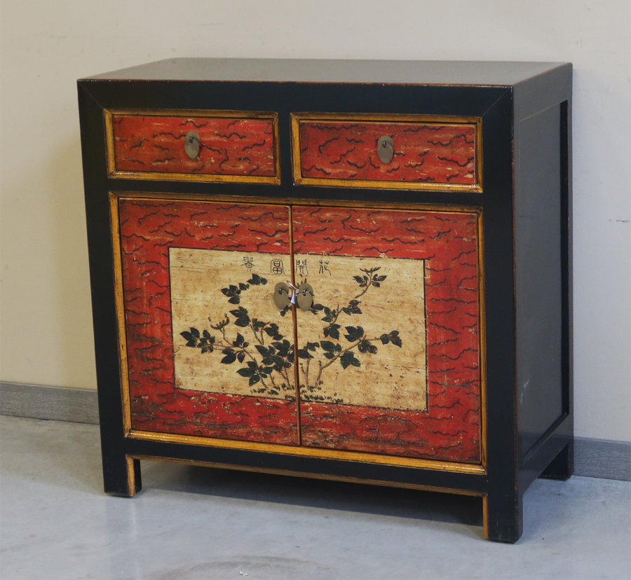 CREDENZINE, STIPI - CREDENZINO MONGOLIA ANTE E CASSETTI  - CS-10005