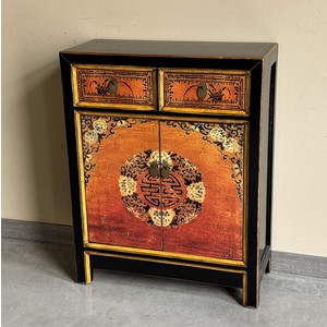 CREDENZINE, STIPI - CREDENZINO MONGOLIA DECORATO - CS-10064