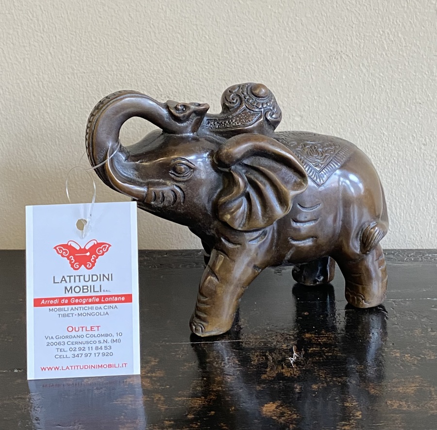 OGGETTI, COMPLEMENTI - ELEFANTE IN OTTONE - OC-10095