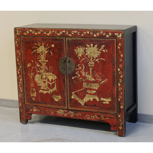 CREDENZE, MADIE - MADIA CINESE DELLO SHANXI IN LACCA DECORATA - CM-10099