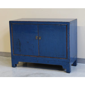 9435  credenzino lacca blu 2a