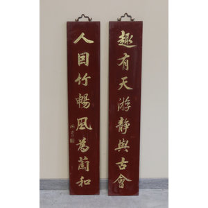 PANNELLI - PANNELLI FUJIAN VERTICALI CON IDEOGRAMMI - PP-10192
