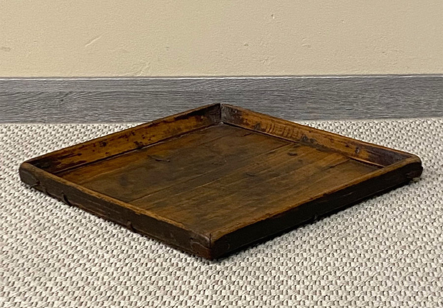 OGGETTI, COMPLEMENTI - VASSOIO OLMO CINESE BORDO BASSO - OC-10215