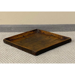 OGGETTI, COMPLEMENTI - VASSOIO OLMO CINESE BORDO BASSO - OC-10215