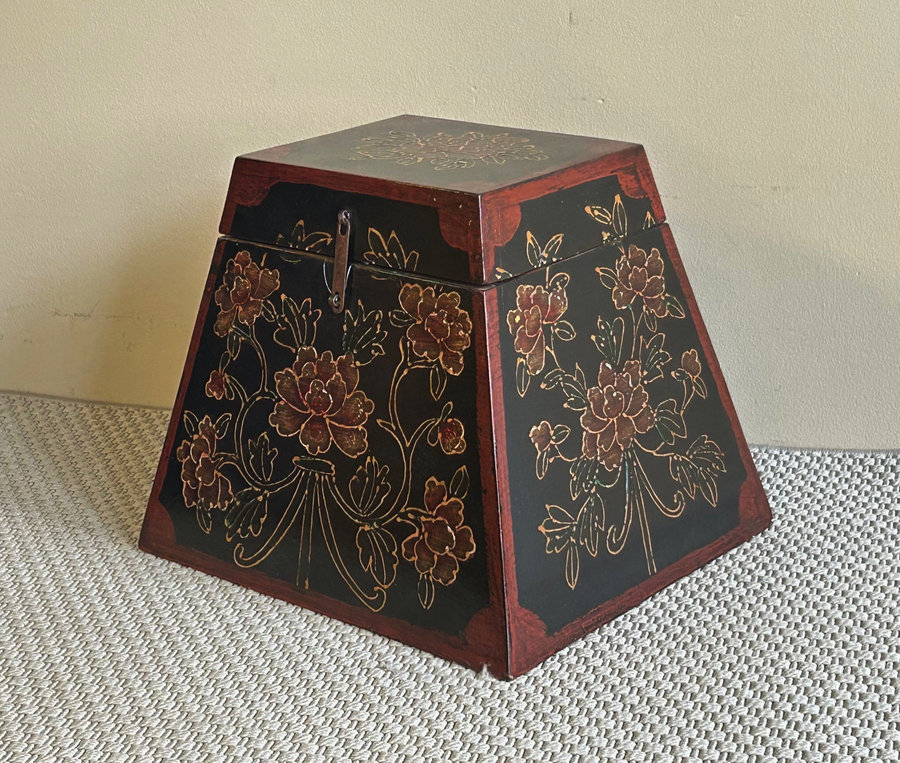 SCATOLE, COFANETTI E BAULETTI - BAULETTO DECORATO TIBETANO - SC-10302