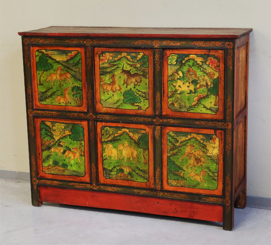 CREDENZE, MADIE - CREDENZA TIBET 6 FORMELLE - CM-10317