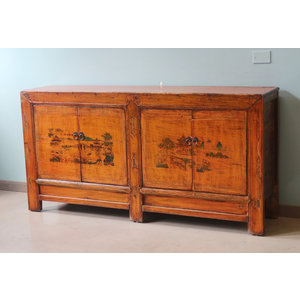 CREDENZE, MADIE - MADIA MONGOLIA 2 PANNELLI DECORATI - CM-10345