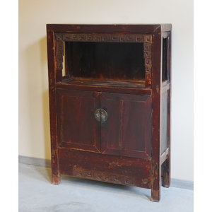ARMADI - ALTA CREDENZA OLMO CINESE CON VANO GIORNO - AA-10356