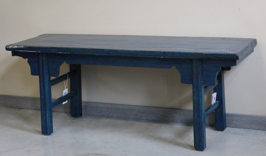 SEDIE, PANCHE - PANCA LACCA BLU - SP-10359