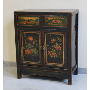 CREDENZINE, STIPI - CREDENZINO MONGOLIA DECORATO - CS-10381