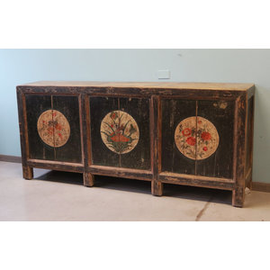 CREDENZE, MADIE - GRANDE MADIA MONGOLIA DECORATA - CM-10437