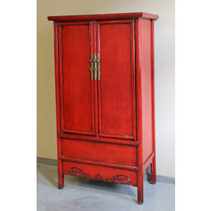 ARMADI - ARMADIO CINESE LACCA ROSSA  - AA-10453