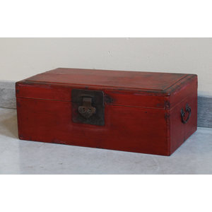 SCATOLE, COFANETTI E BAULETTI - BAULETTO CINESE LACCA ROSSA - SC-10519