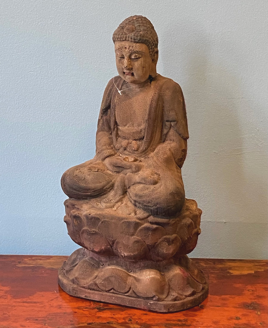 STATUE - STATUA LIGNEA CINESE - SS-10538