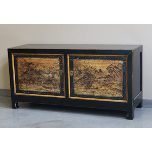 CASSAPANCHE - CASSAPANCA GANZU 2 PANNELLI DECORATI - CP-10553