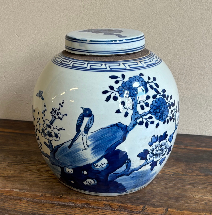 VASI - VASI STONDATI IN CERAMICA DECORATA E COPERCHIO - VV-10627