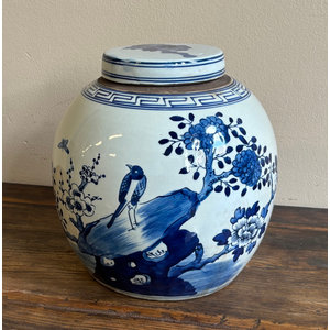 VASI - VASI STONDATI IN CERAMICA DECORATA E COPERCHIO - VV-10627
