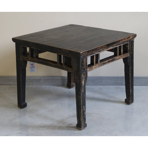 TAVOLI, TAVOLINI BASSI - TAVOLINO QUADRO OLMO CINESE - TT-10630
