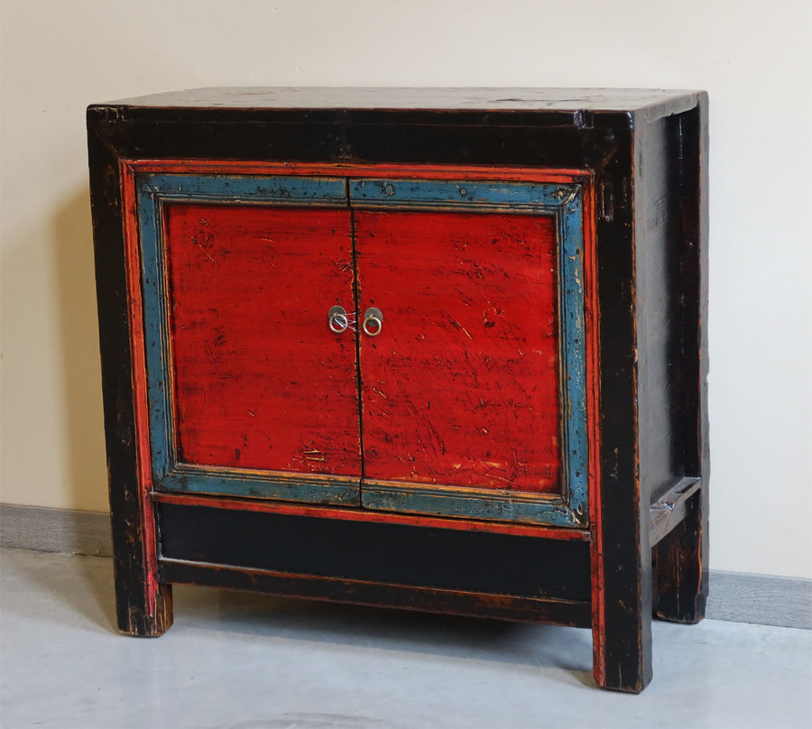 CREDENZINE, STIPI - MADIETTA MONGOLIA 2A LACCA ROSSA - CS-10647