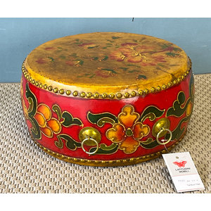 9966  tamburello tibet decorato