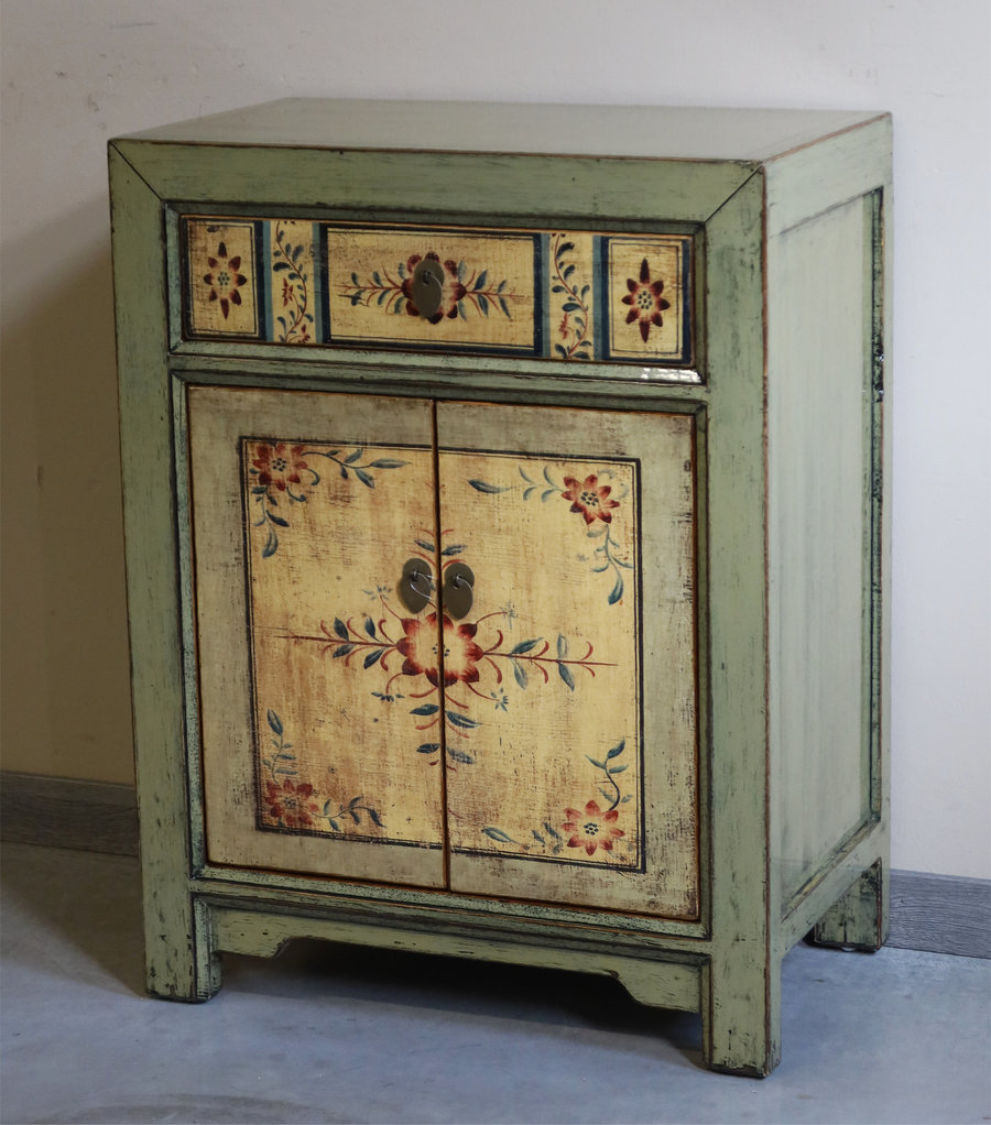 CREDENZINE, STIPI - CREDENZINA MONGOLIA DECORATA - CS-10747