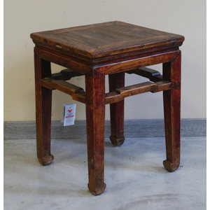 SEDIE, PANCHE - SGABELLO QUADRO OLMO CINESE - SP-10815