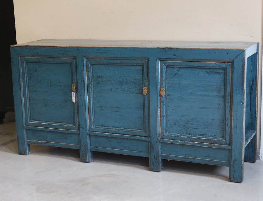 CREDENZE, MADIE - MADIA MONGOLIA LACCA BLU - CM-10824