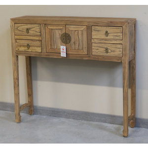 TAVOLI, CONSOLLES, SCRITTOI - CONSOLLE OLMO CINESE  - TC-10841