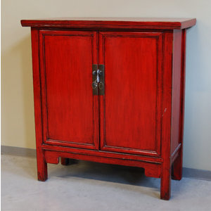 CREDENZINE, STIPI - CREDENZA ALTA LACCA ROSSA - CS-10861