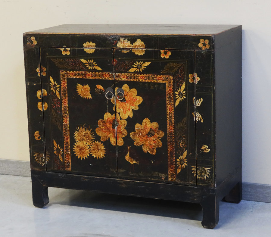 BAULI - BAULE CINESE DECORATO CON APERTURA FRONTALE - BB-10904