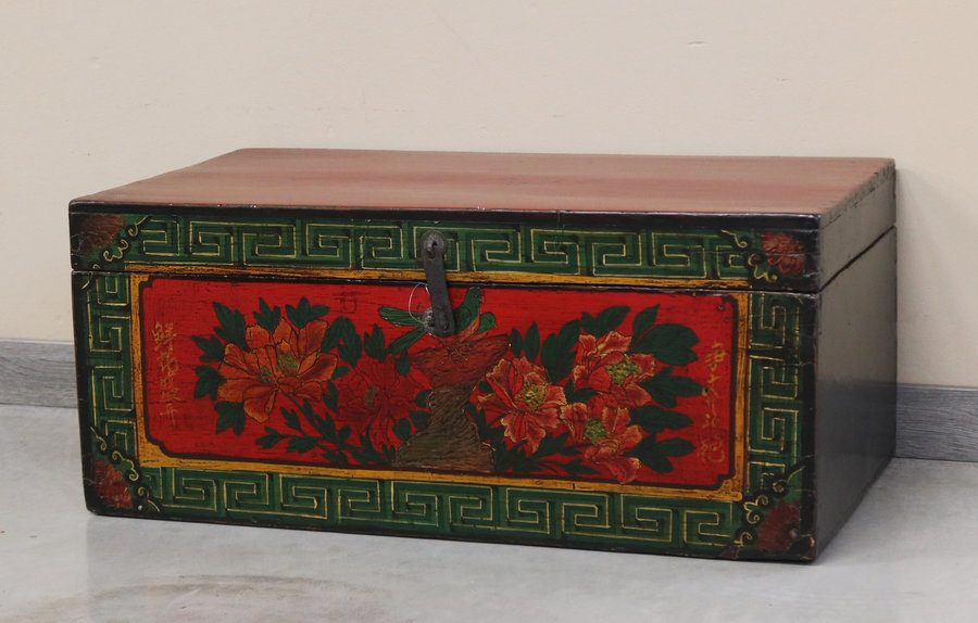 BAULI - BAULE DELLA MONGOLIA DECORO FLOREALE - BB-11072