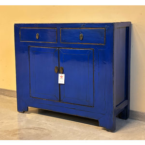 CREDENZE, MADIE - CREDENZA CINESE IN LACCA BLU - CM-11077