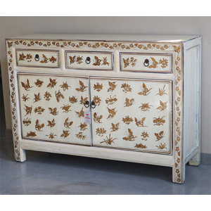 CREDENZE, MADIE - BUFFET CORTO SHANXI DEC ANTE E CASSETTI - CM-11078