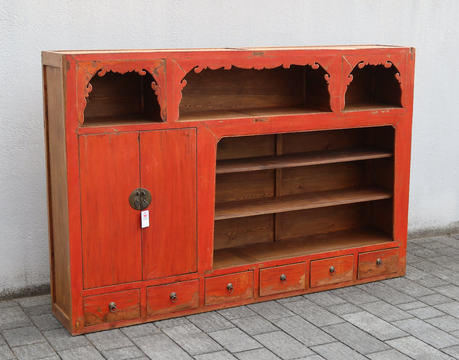 CREDENZE, MADIE - LUNGA CREDENZA ALTA CON VANO GIORNO - CM-11114