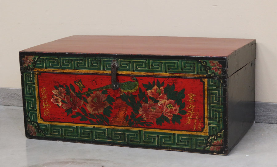 BAULI - BAULE DELLA MONGOLIA DECORO FLOREALE - BB-11118