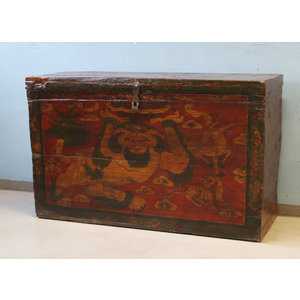 BAULI - GRANDE BAULE DECORATO TIBETANO - BB-11134