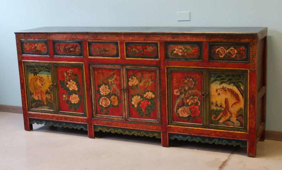 CREDENZE, MADIE - GRANDE CREDENZA MONGOLIA DEC. 6A6C - CM-11196