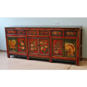 CREDENZE, MADIE - GRANDE CREDENZA MONGOLIA DEC. 6A6C - CM-11196