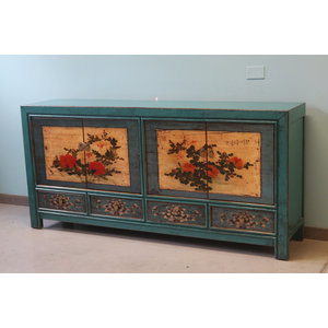 CREDENZE, MADIE - CREDENZA MONGOLIA LACCA DECORATA - CM-11212