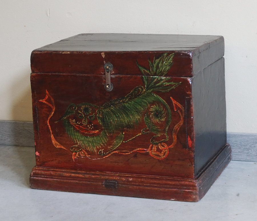 BAULI - BAULETTO MONGOLIA RAFFIGURAZIONE LEONCANE - BB-11252