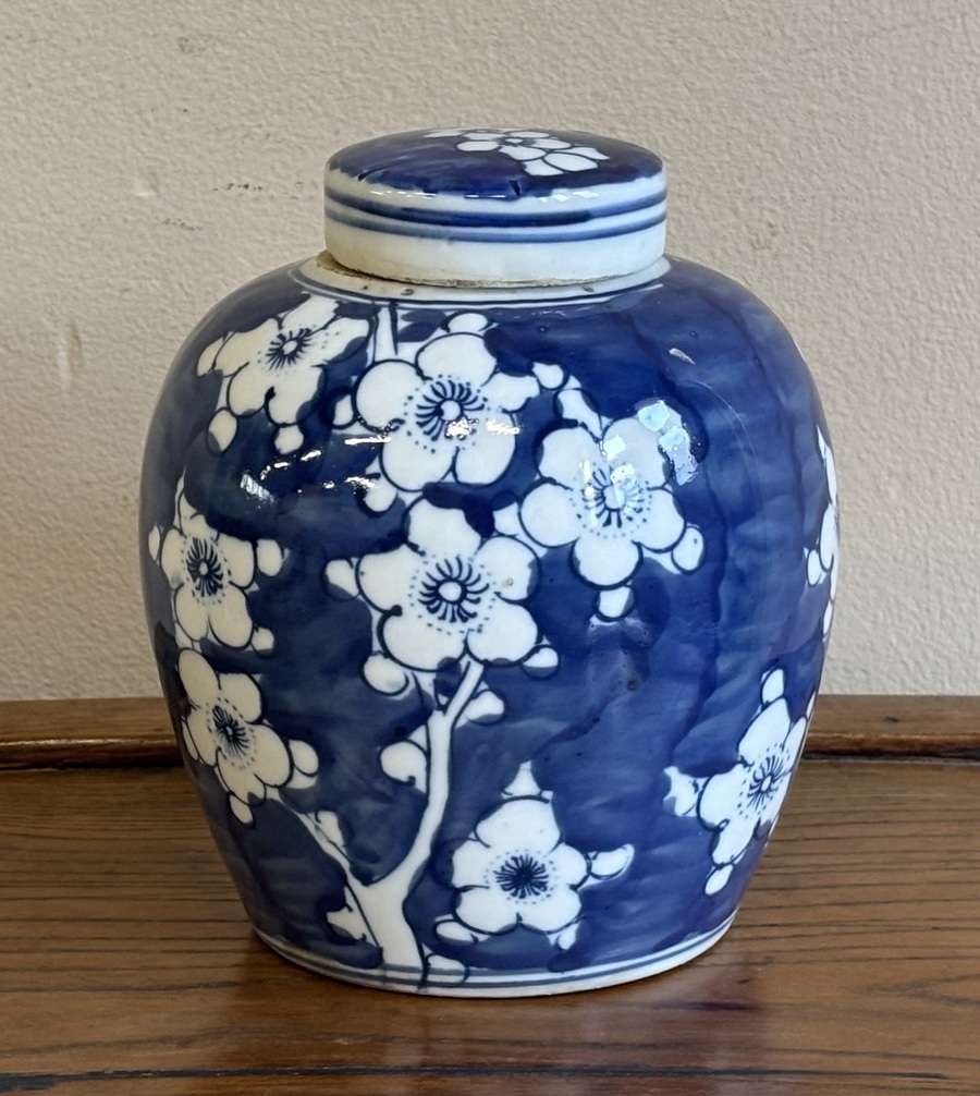 VASI - VASO CINESE STONDATO IN CERAMICA DECORATA - VV-11301