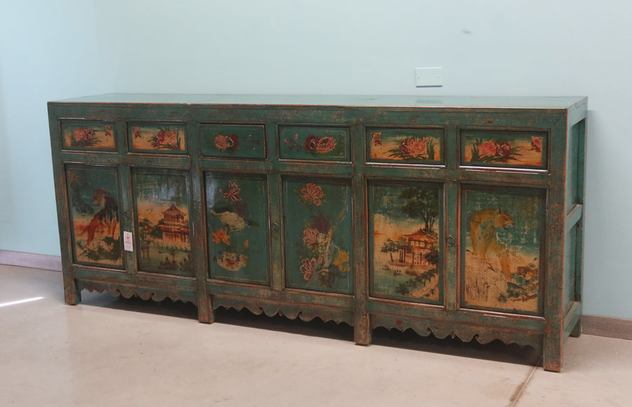 CREDENZE, MADIE - GRANDE CREDENZA MONGOLIA DEC. 6A6C - CM-11313
