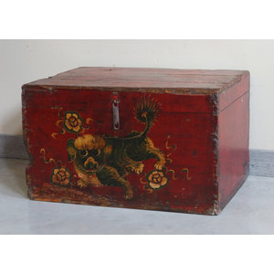 BAULI - BAULETTO MONGOLIA DECORATO "LEONCANE" - BB-11316
