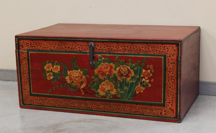 BAULI - BAULE MONGOLIA DECORO FLOREALE - BB-11364