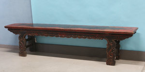 SEDIE, PANCHE - PANCA CINESE CON INTAGLI - SP-11368