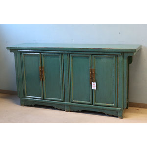 CREDENZE, MADIE - CREDENZA CINESE IN LACCA 4 ANTE TOP AGGETTANTE - CM-11408