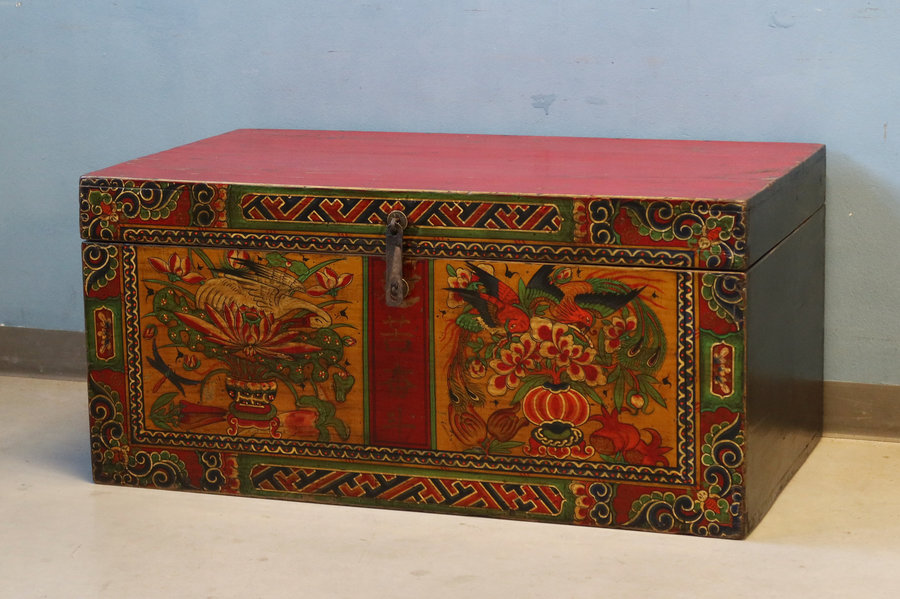 BAULI - BAULE MONGOLIA DECORO FLOREALE - BB-11415