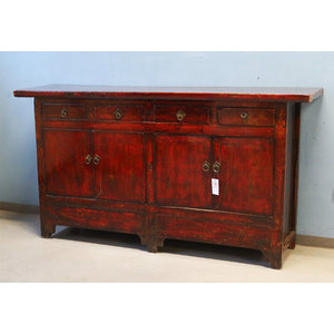 CREDENZE, MADIE - BUFFET CINESE IN LACCA TOP AGGETTANTE - CM-11448